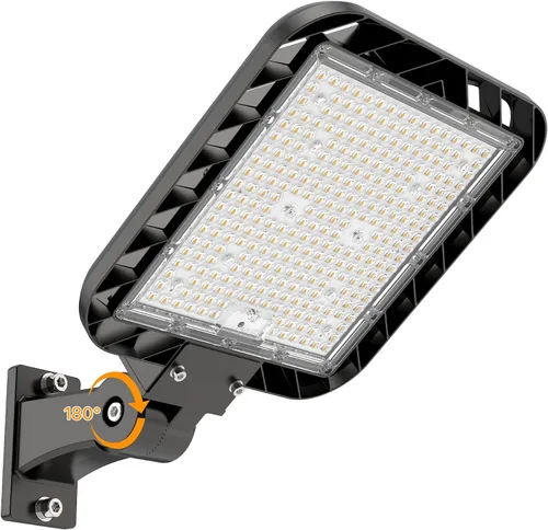 Vista 15 de Luces de Estacionamiento 240W 36000LM Montaje de Brazo Ajustable Luces de Caja de Zapatos para Exteriores con Fotocélula de Anochecer a Amanecer
