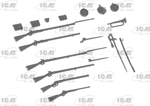 Vista 3 de ICM 35022 Kit de Modelo de Plástico Armas y Equipos de Guerra Civil de EE. UU. - Escala 1:35