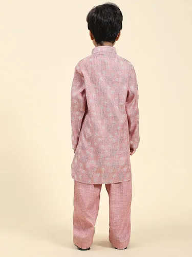 Vista 7 de Pro-Ethic Style Developer Conjunto de Kurta de algodón para niños Ropa étnica india (S-218)