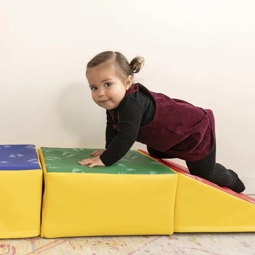 Vista 11 de ECR4Kids SoftZone Junior Little Me Climb Crawl and Slide, juego para principiantes, surtido, 3 piezas