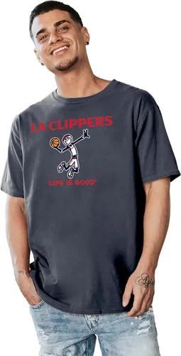 Vista 8 de Blue 84 NBA - Camiseta unisex para adultos, con licencia oficial de la NBA, Life is Good, color del equipo de baloncesto Jake