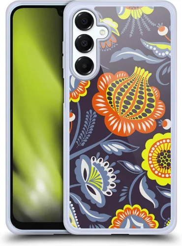 Vista 14 de Head Case Designs Officially Licensed Haroulita Blue Red Ethnic Pattern Gel Case [Military Grade Protection] Compatible with Samsung Galaxy A16 5G