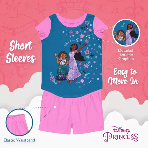 Vista 4 de Disney - Pijamas de algodón ajustados para niña de Frozen