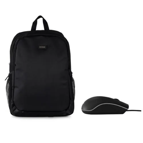 Vista 3 de Mochila para Portátil Nilox Negro Multicolor