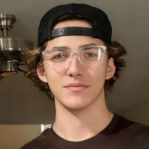 Vista 5 de Gafas de luz azul transparentes para mujeres y hombres, gafas con marco cuadrado de moda con protección antirreflejos