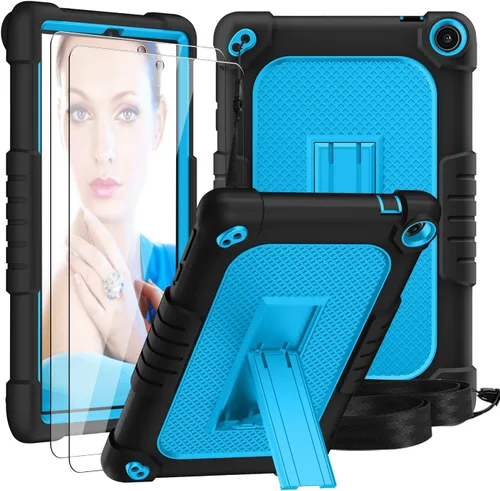 Vista 12 de Mignova para Walmart Onn 8 8 "Gen 3 Tablet Case Kids Girls Friendly Case Construido en Kickstand Correa de hombro y Onn 8 Tablet Protector