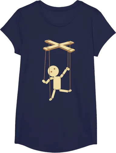 Vista 30 de Puppeteering - Camiseta de marionetas Ventrílocuo de tiriteros, Negro, S