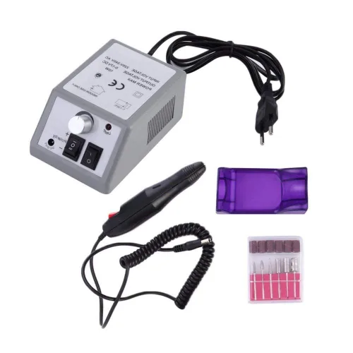 Vista 9 de Taladro eléctrico de uñas para uñas acrílicas, pluma de manicura profesional USB con 6 brocas intercambiables para uñas