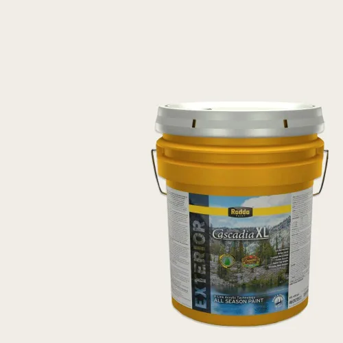 Vista 139 de Rodda Paint CASCADIA XL - Pintura e imprimación satinada para exteriores en uno, cuarto de galón, color blanco