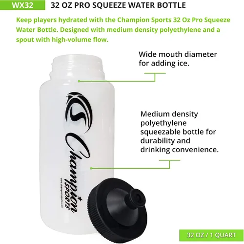 Vista 4 de Champion Sports WX32 Pro Botella de agua deportiva de compresión