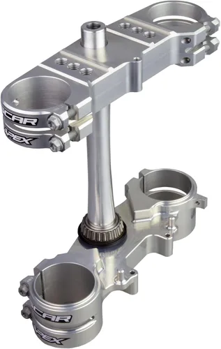 Vista 4 de SCAR Abrazaderas triples Horquilla de árbol compatible con KTM 125 250 300 350 450 SX SXF XC XCF 23-26 HUSQVARNA GASGAS - Offset 0.866 in - Naranja