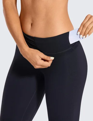 Vista 4 de CRZ YOGA Womens Naked Feeling Yoga Pants 28 Inches - High Waisted Workout Leggings Full Length Tights Buttery Soft