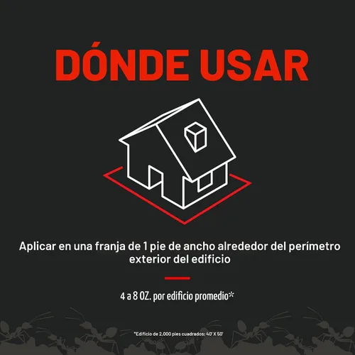 Vista 7 de Gránulos de carnada para hormigas Ant Block de Amdro para el perímetro de la casa