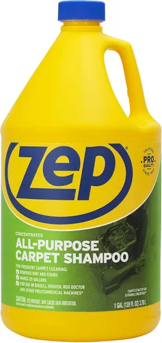 Vista 11 de Zep - Champú concentrado limpiador de alfombras multiusos, 1 galón, fórmula profesional elimina la suciedad y las manchas, ZUCEC128, (caja de 2)