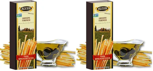 Vista 6 de Alessi Palitos de Pan con Ajo, 4.4 onzas (paquete de 1)