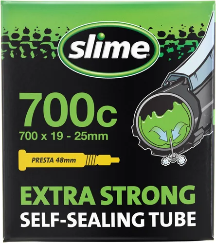 Vista 24 de Slime 30051 Tubo interior de bicicleta con sellador de pinchazos Slime extra fuerte, autosellante, evita y repara, válvula Schrader, 16 pulgadas x