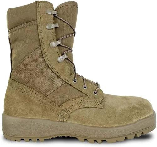 Vista 2 de MCRAE Suela de goma Vibram Sierra, resistente al aceite, ácidos y antideslizante, ASTM F2412-11 y F2413-11, para hombre, con puntera de acero