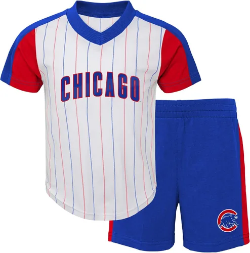 Vista 8 de Outerstuff MLB Kids 4-7 The Line Up - Juego oficial de camiseta y pantalones cortos de manga corta (2 piezas)