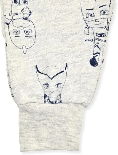 Vista 4 de PJ Masks Catboy, Owlettle and Gekko - Conjunto de camiseta y pantalones deportivos para niños pequeños - Azul marinogris