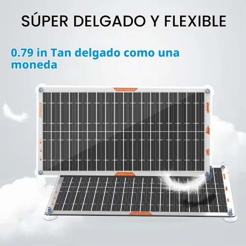 Vista 6 de OYMSAE Mantenedor solar portátil blanco del cargador de batería del coche