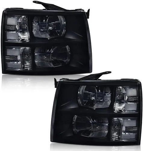 Vista 45 de CHEDA Conjunto de Faros Delanteros Faro Compatible con GMC Canyon/Chevy Colorado 2004-2012 Conjunto de Faros Luces de Parachoques