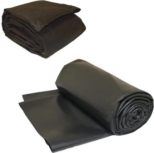 Vista 10 de LifeGuard Pond Liner 5 pies x 5 pies 45 mil EPDM Combo de caucho y contrapiso - CLGUG05X5