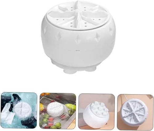 Vista 8 de KOMBIUDA 2 unids Lavadora Personal Portátil Mini Lavavajillas Agitador Lavaplatos Lavadora de Fregadero de Plástico para Rv Casa Coche