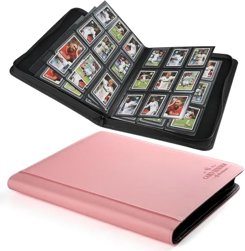 Vista 41 de Carpeta Toploader CARDBINDER, Estuches Duros Toploader, Fundas de 4 Bolsillos para hasta 128 Tarjetas. Carpeta de Tarjetas Toploader con Fundas