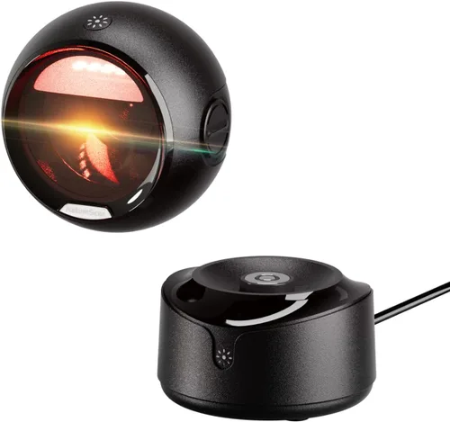 Vista 10 de NetumScan Escáner de código de barras omnidireccional automático de escritorio, lector de código de barras QR con cable USB manos libres, detección