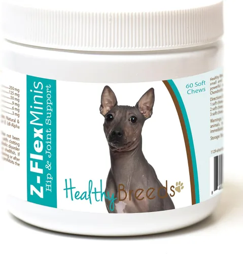 Vista 109 de Healthy Breeds Affenpinscher Z-Flex Minis - Masticables suaves para cadera y articulaciones, 60