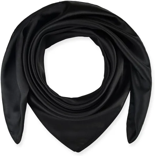 Vista 41 de corciova - Bufanda cuadrada grande para mujer, diadema sedosa para cabello rizado, lazo para dormir por la noche, bandana a la moda, 35 x 35