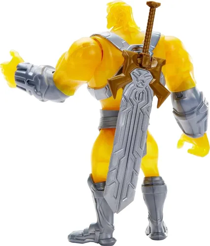 Vista 6 de Masters of the Universe and He-Man - Figura grande de He-Man con accesorio inspirado en la serie animada Motu Netflix, juguete coleccionable de 8.5