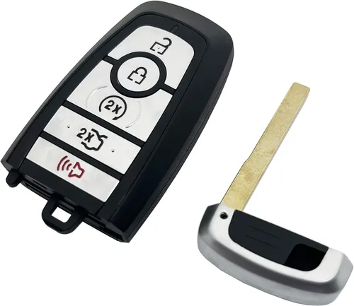 Vista 3 de Carcasa de llavero inteligente de 5 botones para Ford F150/F-150 F250/F-250 F350 F450 2017 2018 2019 2020 2021 2022 Reemplazo de carcasa de llave