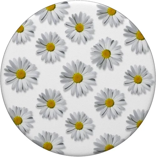 Vista 3 de Margaritas artificiales margaritas margaritas decoraciones blancas PopSockets intercambiables PopGrip