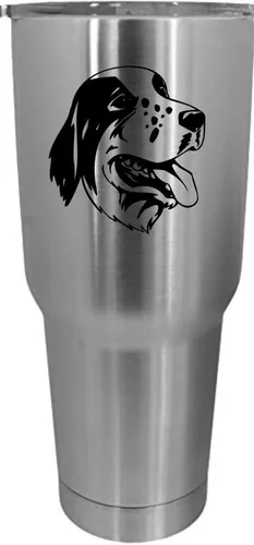 Vista 337 de Cairn Terrier - Vaso grabado con temática de perro, 30 onzas