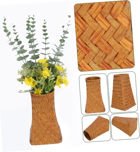 Vista 5 de STOBOK Soporte decorativo para bolígrafo de almacenamiento, florero, creativo, organizador de plumas, estilo europeo, vida acogedora