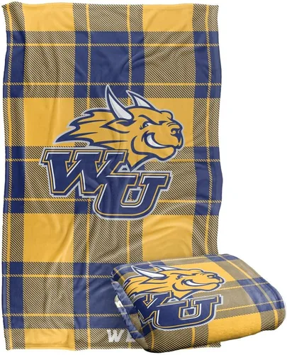 Vista 273 de LOGOVISION St John's University Campus Plaid Spirit Silky Touch Manta súper suave 36 x 58 pulgadas