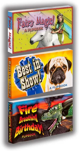 Vista 6 de Fliptomania Charlie Chaplin Flipbook 3 Pack: El circo, la fiebre del oro, la pista The Rink, The Gold Rush & The Circus on Flip Book Paper