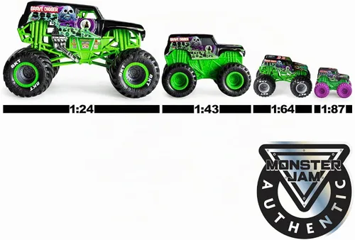 Vista 5 de Monster Jam, Camión monstruo oficial de Scooby-Doo, vehículo fundido a presión, serie Ruff Crowd, escala 1:64