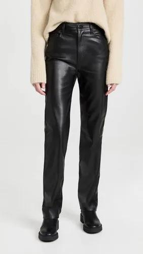 Vista 2 de Pistola Denim Pantalones rectos Cassie de tiro alto para mujer