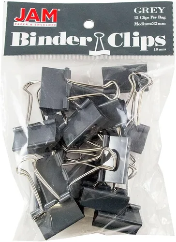 Vista 39 de Broches aprietapapeles JAM Paper®, Blanco
