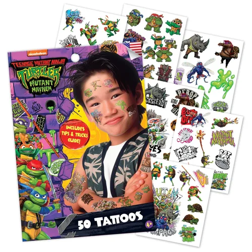 Vista 15 de Savvi - 50 tatuajes temporales de Dungeons & Dragons: Tinta segura para la piel, ideal para fiestas de cumpleaños y noches de juegos, niños y niñas