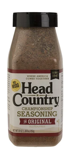 Vista 18 de Head Country Bar-B-Q Championship Seasoning, Original Sin Gluten, Sin MSG, Condimento Multiusos para Barbacoa Condimento de Especias Secas
