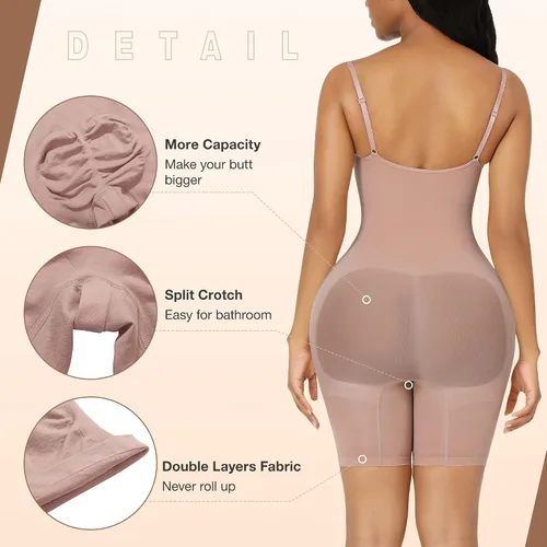 Vista 4 de Lover-Beauty Super Comfy Shapewear Seamless Bodysuit Full Body Shaper Women Tummy Control