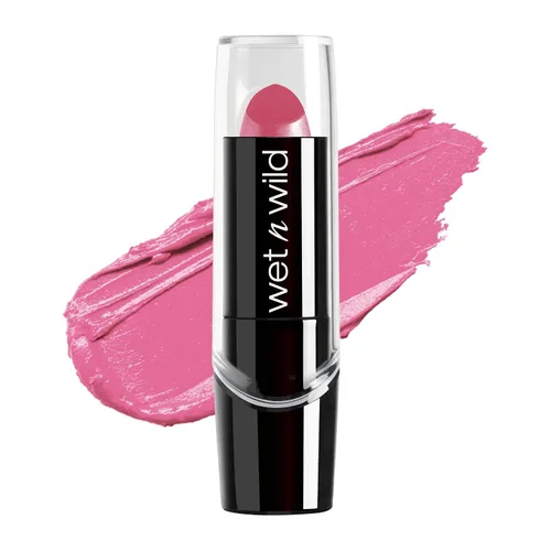 Vista 34 de wet n wild - Lápiz labial con acabado sedoso, color labial hidratante rico y acumulable, formulado con vitaminas A, E y macadamia para una Un breve