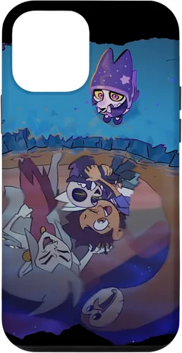 Vista 16 de Funda para iPhone 16 Adorable tiny demon with skull mask and horns