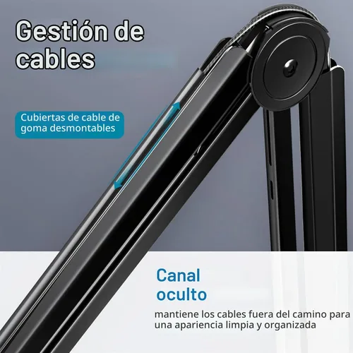 Vista 2 de InnoGear Brazo del auge del micrófono del micrófono del escritorio