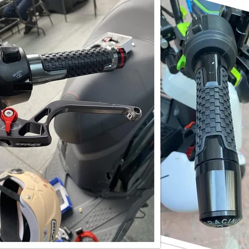 Vista 3 de SCUUBE Enchufe de manillar para Yamaha XT660/X/R/Z XT 660 XT660X XT660R XT660Z 660X 660R 660Z motocicleta CNC empuñaduras de aluminio de la manilla G