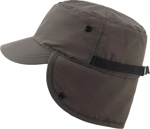 Vista 3 de Connectyle Sombrero de invierno para hombre con ala cálida orejeras gorra de béisbol de piel sintética