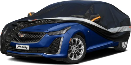 Vista 30 de Funda para Automóvil de 10 Capas Impermeable para Todo Clima para Coupé Hatchback, 100% Impermeable Fundas para Automóvil de Exterior Ajuste